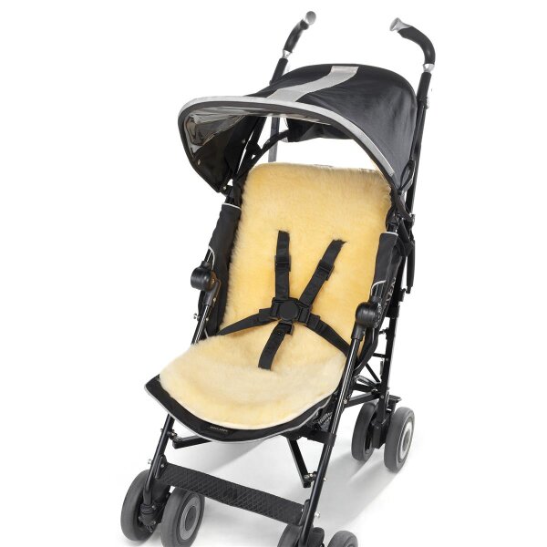 Lammfelleinlage für  Kinderwagen und Buggy